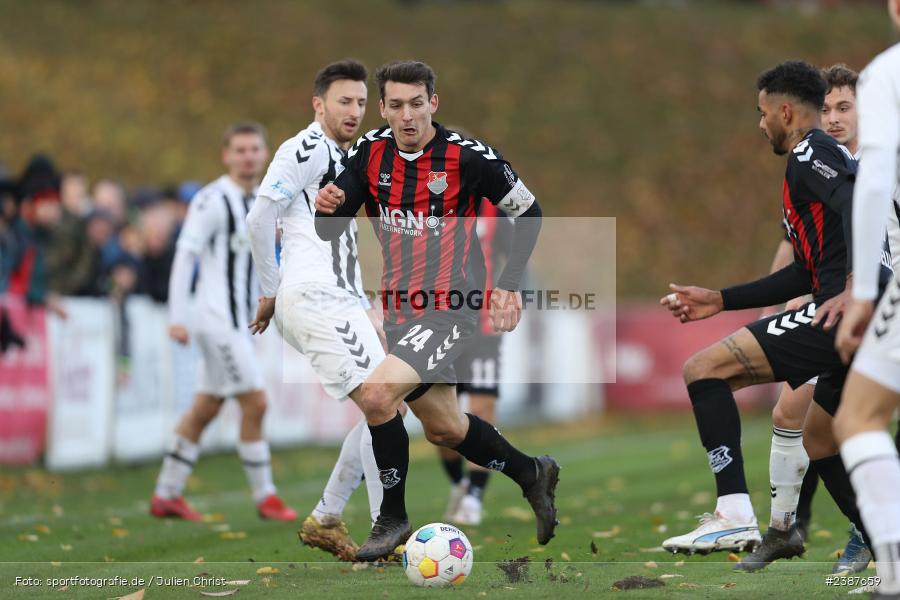 NGN-Arena, Aubstadt, 11.11.2023, BFV, Fussball, sport, action, Saison 2023/2024, 20. Spieltag, Regionalliga Bayern, SVW, TSV, SV Wacker Burghausen, TSV Aubstadt - Bild-ID: 2387659