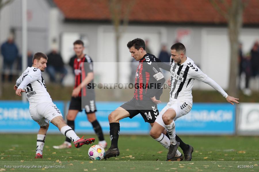 NGN-Arena, Aubstadt, 11.11.2023, BFV, Fussball, sport, action, Saison 2023/2024, 20. Spieltag, Regionalliga Bayern, SVW, TSV, SV Wacker Burghausen, TSV Aubstadt - Bild-ID: 2387665