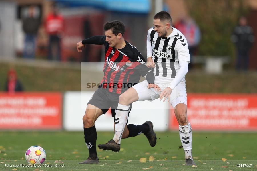 NGN-Arena, Aubstadt, 11.11.2023, BFV, Fussball, sport, action, Saison 2023/2024, 20. Spieltag, Regionalliga Bayern, SVW, TSV, SV Wacker Burghausen, TSV Aubstadt - Bild-ID: 2387667
