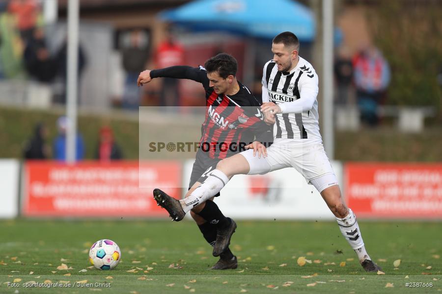 NGN-Arena, Aubstadt, 11.11.2023, BFV, Fussball, sport, action, Saison 2023/2024, 20. Spieltag, Regionalliga Bayern, SVW, TSV, SV Wacker Burghausen, TSV Aubstadt - Bild-ID: 2387668