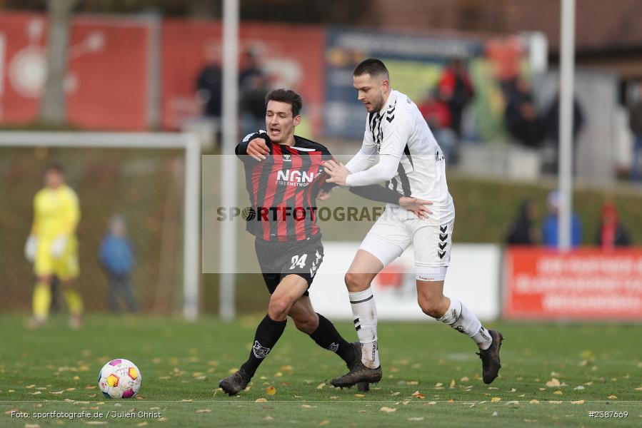 NGN-Arena, Aubstadt, 11.11.2023, BFV, Fussball, sport, action, Saison 2023/2024, 20. Spieltag, Regionalliga Bayern, SVW, TSV, SV Wacker Burghausen, TSV Aubstadt - Bild-ID: 2387669