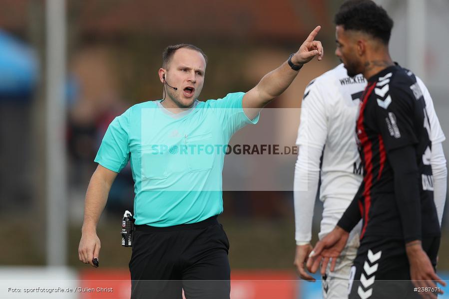 NGN-Arena, Aubstadt, 11.11.2023, BFV, Fussball, sport, action, Saison 2023/2024, 20. Spieltag, Regionalliga Bayern, SVW, TSV, SV Wacker Burghausen, TSV Aubstadt - Bild-ID: 2387671