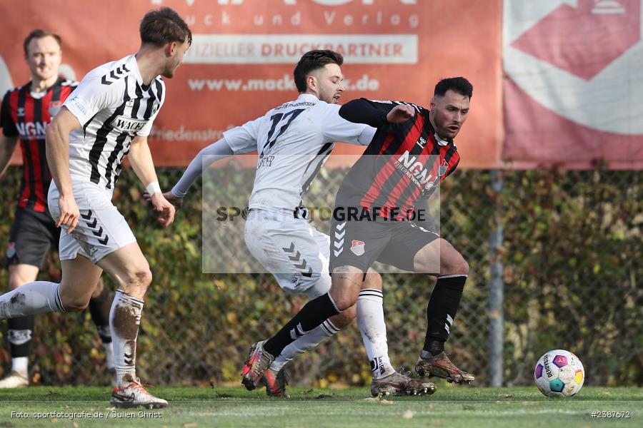 NGN-Arena, Aubstadt, 11.11.2023, BFV, Fussball, sport, action, Saison 2023/2024, 20. Spieltag, Regionalliga Bayern, SVW, TSV, SV Wacker Burghausen, TSV Aubstadt - Bild-ID: 2387672