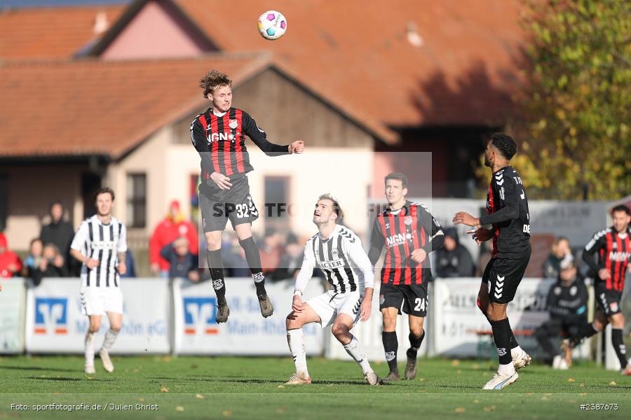 NGN-Arena, Aubstadt, 11.11.2023, BFV, Fussball, sport, action, Saison 2023/2024, 20. Spieltag, Regionalliga Bayern, SVW, TSV, SV Wacker Burghausen, TSV Aubstadt - Bild-ID: 2387673