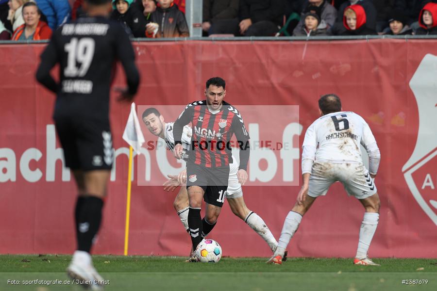NGN-Arena, Aubstadt, 11.11.2023, BFV, Fussball, sport, action, Saison 2023/2024, 20. Spieltag, Regionalliga Bayern, SVW, TSV, SV Wacker Burghausen, TSV Aubstadt - Bild-ID: 2387679