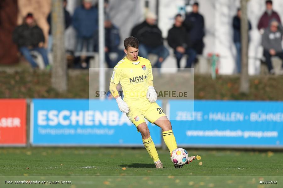 NGN-Arena, Aubstadt, 11.11.2023, BFV, Fussball, sport, action, Saison 2023/2024, 20. Spieltag, Regionalliga Bayern, SVW, TSV, SV Wacker Burghausen, TSV Aubstadt - Bild-ID: 2387682