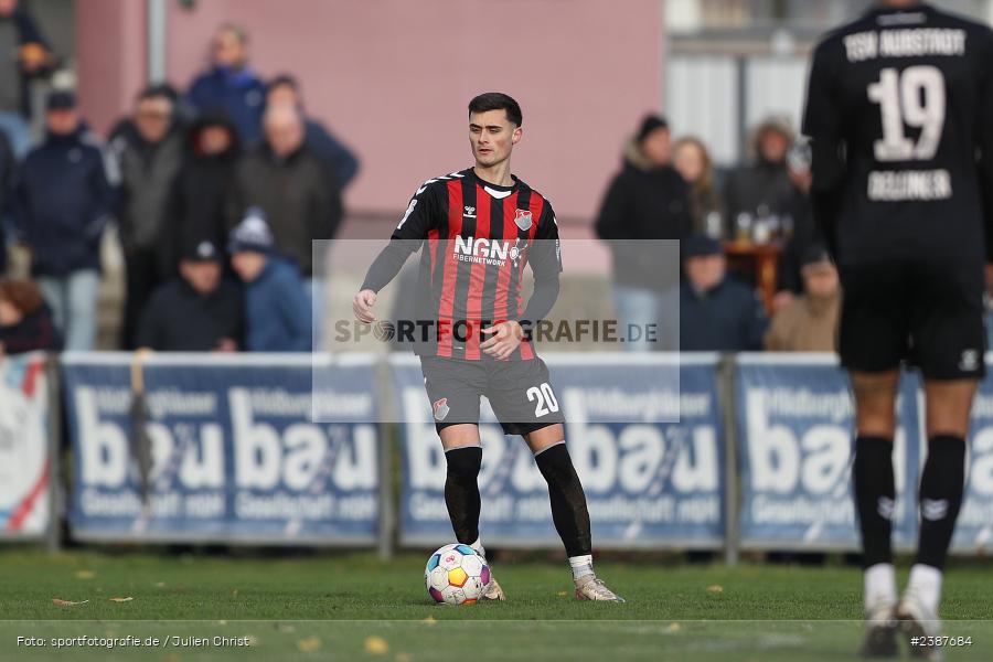 NGN-Arena, Aubstadt, 11.11.2023, BFV, Fussball, sport, action, Saison 2023/2024, 20. Spieltag, Regionalliga Bayern, SVW, TSV, SV Wacker Burghausen, TSV Aubstadt - Bild-ID: 2387684