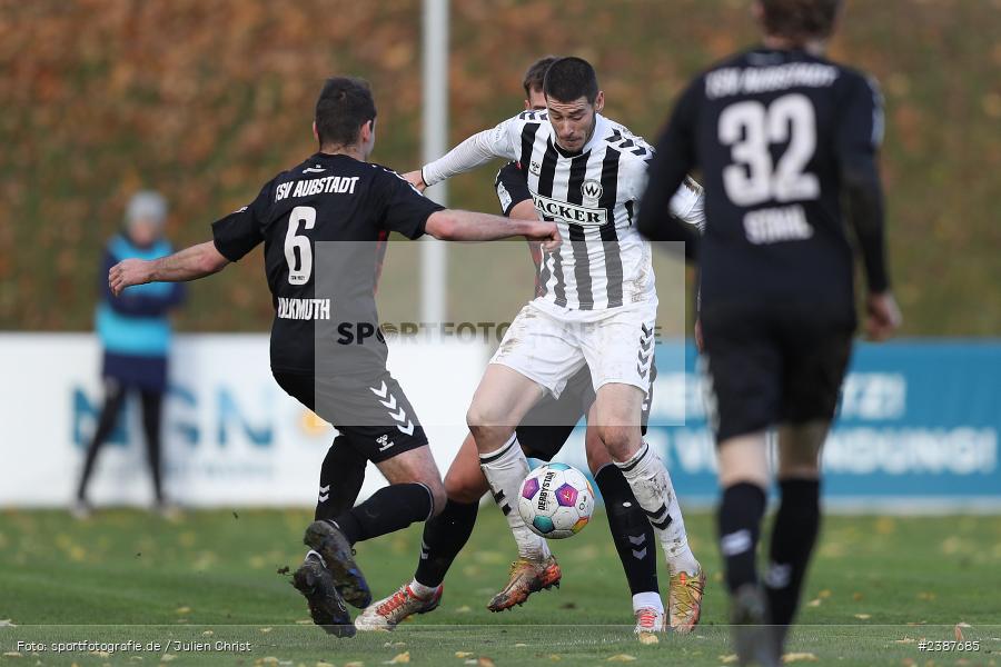 NGN-Arena, Aubstadt, 11.11.2023, BFV, Fussball, sport, action, Saison 2023/2024, 20. Spieltag, Regionalliga Bayern, SVW, TSV, SV Wacker Burghausen, TSV Aubstadt - Bild-ID: 2387685