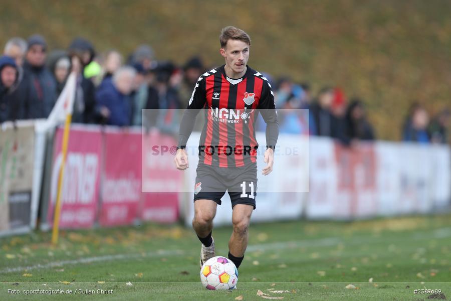 NGN-Arena, Aubstadt, 11.11.2023, BFV, Fussball, sport, action, Saison 2023/2024, 20. Spieltag, Regionalliga Bayern, SVW, TSV, SV Wacker Burghausen, TSV Aubstadt - Bild-ID: 2387689