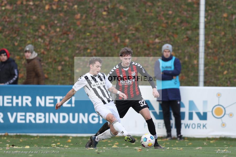 NGN-Arena, Aubstadt, 11.11.2023, BFV, Fussball, sport, action, Saison 2023/2024, 20. Spieltag, Regionalliga Bayern, SVW, TSV, SV Wacker Burghausen, TSV Aubstadt - Bild-ID: 2387694