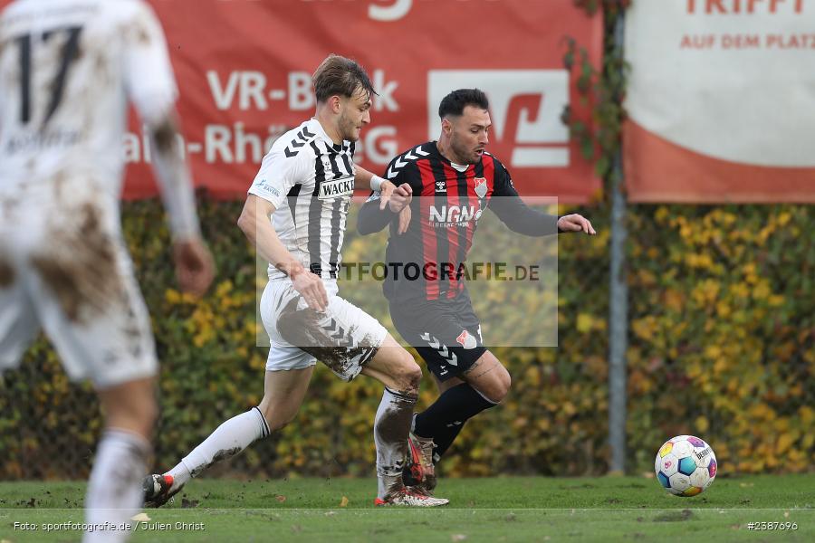 NGN-Arena, Aubstadt, 11.11.2023, BFV, Fussball, sport, action, Saison 2023/2024, 20. Spieltag, Regionalliga Bayern, SVW, TSV, SV Wacker Burghausen, TSV Aubstadt - Bild-ID: 2387696
