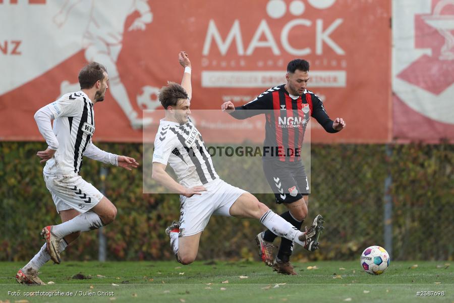 NGN-Arena, Aubstadt, 11.11.2023, BFV, Fussball, sport, action, Saison 2023/2024, 20. Spieltag, Regionalliga Bayern, SVW, TSV, SV Wacker Burghausen, TSV Aubstadt - Bild-ID: 2387698