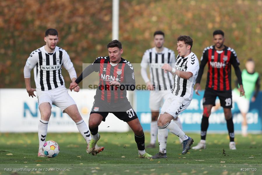 NGN-Arena, Aubstadt, 11.11.2023, BFV, Fussball, sport, action, Saison 2023/2024, 20. Spieltag, Regionalliga Bayern, SVW, TSV, SV Wacker Burghausen, TSV Aubstadt - Bild-ID: 2387720