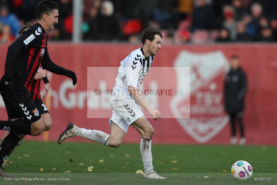 NGN-Arena, Aubstadt, 11.11.2023, BFV, Fussball, sport, action, Saison 2023/2024, 20. Spieltag, Regionalliga Bayern, SVW, TSV, SV Wacker Burghausen, TSV Aubstadt - Bild-ID: 2387722