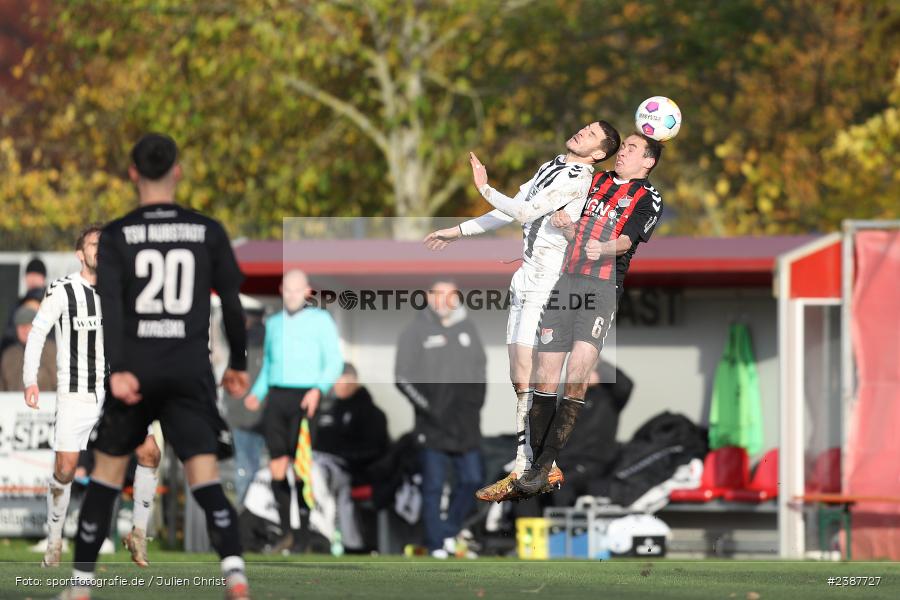 NGN-Arena, Aubstadt, 11.11.2023, BFV, Fussball, sport, action, Saison 2023/2024, 20. Spieltag, Regionalliga Bayern, SVW, TSV, SV Wacker Burghausen, TSV Aubstadt - Bild-ID: 2387727 NGN-Arena, Aubstadt, 11.11.2023, BFV, Fussball, sport, action, Saison 2023/2024, 20. Spieltag, Regionalliga Bayern, SVW, TSV, SV Wacker Burghausen, TSV Aubstadt - Bild-ID: 2387727