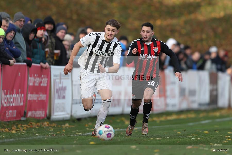 NGN-Arena, Aubstadt, 11.11.2023, BFV, Fussball, sport, action, Saison 2023/2024, 20. Spieltag, Regionalliga Bayern, SVW, TSV, SV Wacker Burghausen, TSV Aubstadt - Bild-ID: 2387737 NGN-Arena, Aubstadt, 11.11.2023, BFV, Fussball, sport, action, Saison 2023/2024, 20. Spieltag, Regionalliga Bayern, SVW, TSV, SV Wacker Burghausen, TSV Aubstadt - Bild-ID: 2387737