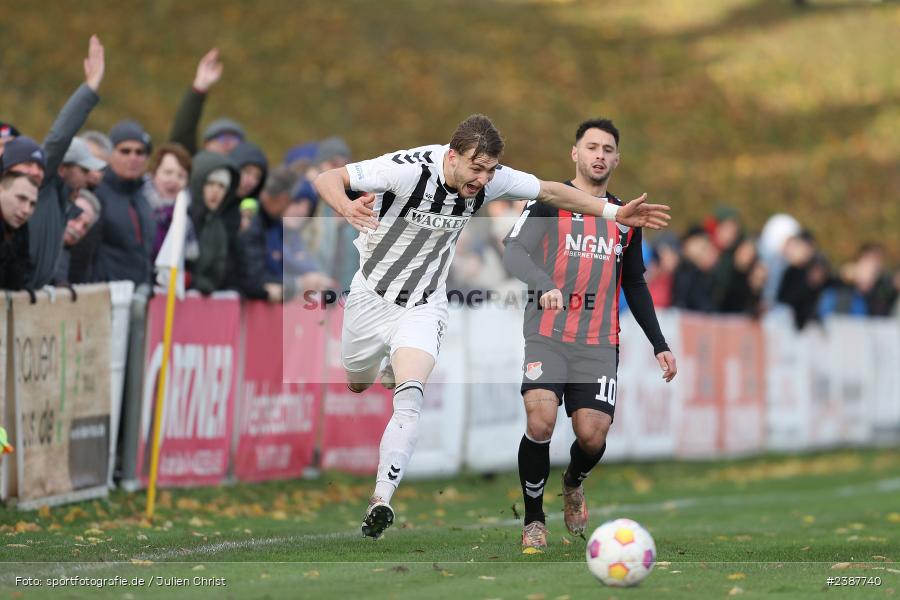 NGN-Arena, Aubstadt, 11.11.2023, BFV, Fussball, sport, action, Saison 2023/2024, 20. Spieltag, Regionalliga Bayern, SVW, TSV, SV Wacker Burghausen, TSV Aubstadt - Bild-ID: 2387740 NGN-Arena, Aubstadt, 11.11.2023, BFV, Fussball, sport, action, Saison 2023/2024, 20. Spieltag, Regionalliga Bayern, SVW, TSV, SV Wacker Burghausen, TSV Aubstadt - Bild-ID: 2387740