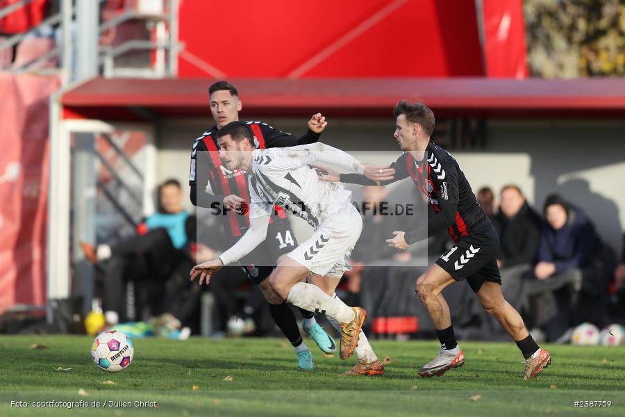NGN-Arena, Aubstadt, 11.11.2023, BFV, Fussball, sport, action, Saison 2023/2024, 20. Spieltag, Regionalliga Bayern, SVW, TSV, SV Wacker Burghausen, TSV Aubstadt - Bild-ID: 2387759