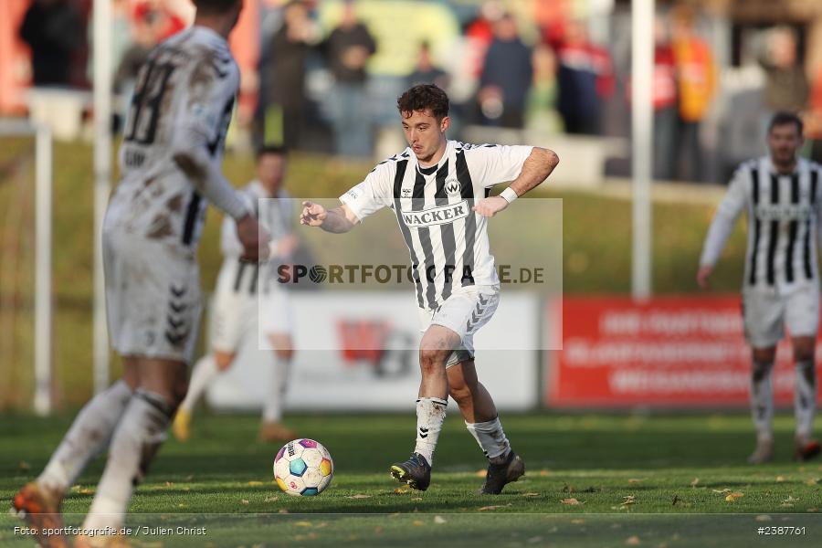 NGN-Arena, Aubstadt, 11.11.2023, BFV, Fussball, sport, action, Saison 2023/2024, 20. Spieltag, Regionalliga Bayern, SVW, TSV, SV Wacker Burghausen, TSV Aubstadt - Bild-ID: 2387761