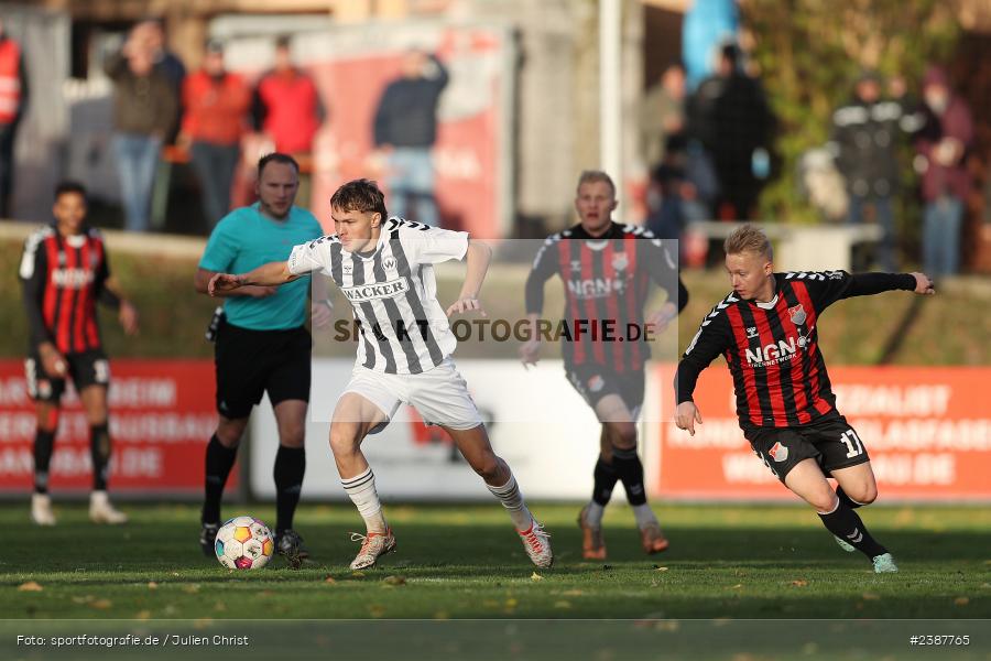 NGN-Arena, Aubstadt, 11.11.2023, BFV, Fussball, sport, action, Saison 2023/2024, 20. Spieltag, Regionalliga Bayern, SVW, TSV, SV Wacker Burghausen, TSV Aubstadt - Bild-ID: 2387765