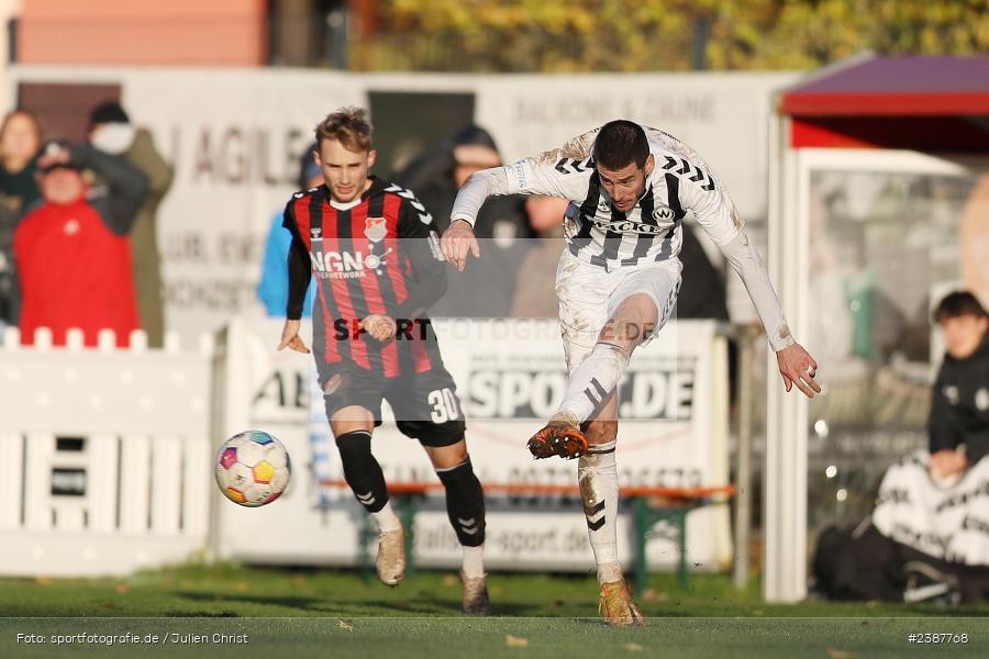 NGN-Arena, Aubstadt, 11.11.2023, BFV, Fussball, sport, action, Saison 2023/2024, 20. Spieltag, Regionalliga Bayern, SVW, TSV, SV Wacker Burghausen, TSV Aubstadt - Bild-ID: 2387768