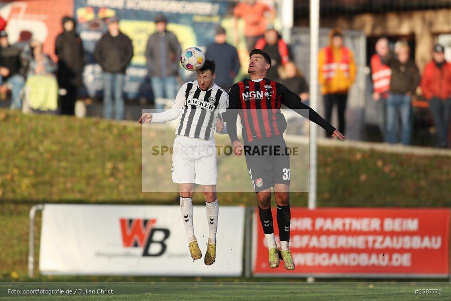 NGN-Arena, Aubstadt, 11.11.2023, BFV, Fussball, sport, action, Saison 2023/2024, 20. Spieltag, Regionalliga Bayern, SVW, TSV, SV Wacker Burghausen, TSV Aubstadt - Bild-ID: 2387772