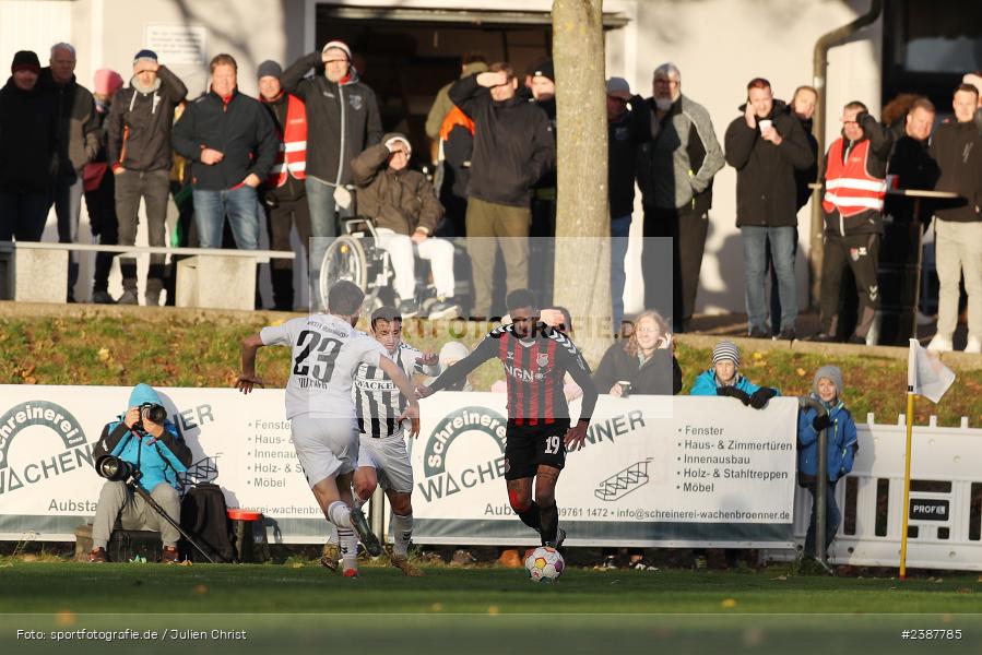 NGN-Arena, Aubstadt, 11.11.2023, BFV, Fussball, sport, action, Saison 2023/2024, 20. Spieltag, Regionalliga Bayern, SVW, TSV, SV Wacker Burghausen, TSV Aubstadt - Bild-ID: 2387785
