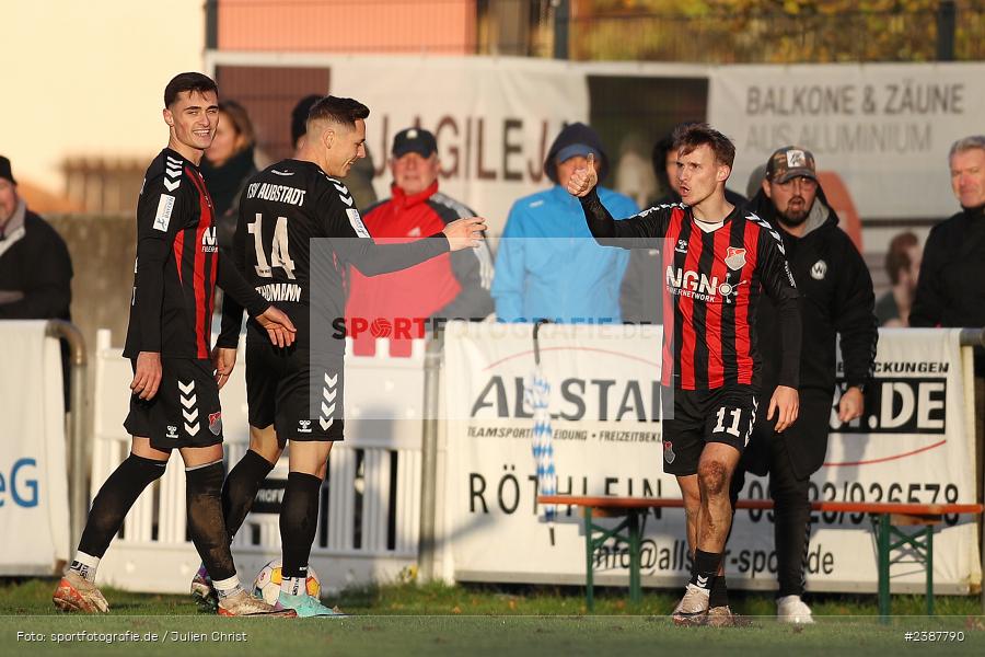 NGN-Arena, Aubstadt, 11.11.2023, BFV, Fussball, sport, action, Saison 2023/2024, 20. Spieltag, Regionalliga Bayern, SVW, TSV, SV Wacker Burghausen, TSV Aubstadt - Bild-ID: 2387790