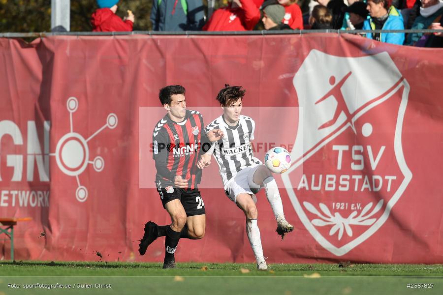 NGN-Arena, Aubstadt, 11.11.2023, BFV, Fussball, sport, action, Saison 2023/2024, 20. Spieltag, Regionalliga Bayern, SVW, TSV, SV Wacker Burghausen, TSV Aubstadt - Bild-ID: 2387827