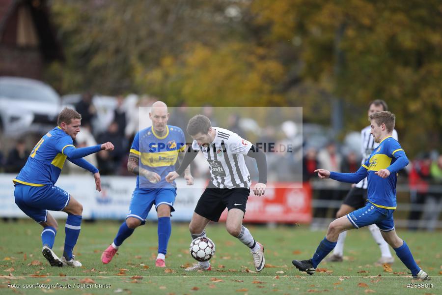 Sportgelände, Uissigheim, 12.11.2023, bfv, Fussball, sport, action, Saison 2023/2024, 16. Spieltag, bfv-Landesliga Odenwald, SVE, VFR, SV Eintracht Nassig, VfR Uissigheim - Bild-ID: 2388011