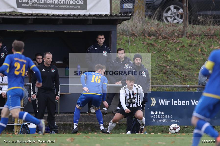 Sportgelände, Uissigheim, 12.11.2023, bfv, Fussball, sport, action, Saison 2023/2024, 16. Spieltag, bfv-Landesliga Odenwald, SVE, VFR, SV Eintracht Nassig, VfR Uissigheim - Bild-ID: 2388018 Sportgelände, Uissigheim, 12.11.2023, bfv, Fussball, sport, action, Saison 2023/2024, 16. Spieltag, bfv-Landesliga Odenwald, SVE, VFR, SV Eintracht Nassig, VfR Uissigheim - Bild-ID: 2388018