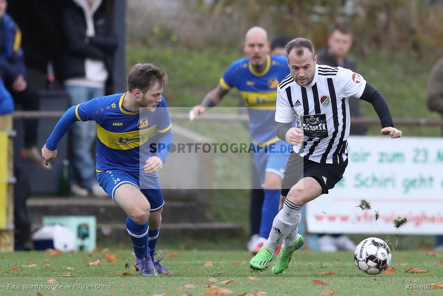 Sportgelände, Uissigheim, 12.11.2023, bfv, Fussball, sport, action, Saison 2023/2024, 16. Spieltag, bfv-Landesliga Odenwald, SVE, VFR, SV Eintracht Nassig, VfR Uissigheim - Bild-ID: 2388023 Sportgelände, Uissigheim, 12.11.2023, bfv, Fussball, sport, action, Saison 2023/2024, 16. Spieltag, bfv-Landesliga Odenwald, SVE, VFR, SV Eintracht Nassig, VfR Uissigheim - Bild-ID: 2388023