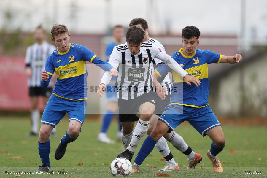Sportgelände, Uissigheim, 12.11.2023, bfv, Fussball, sport, action, Saison 2023/2024, 16. Spieltag, bfv-Landesliga Odenwald, SVE, VFR, SV Eintracht Nassig, VfR Uissigheim - Bild-ID: 2388038