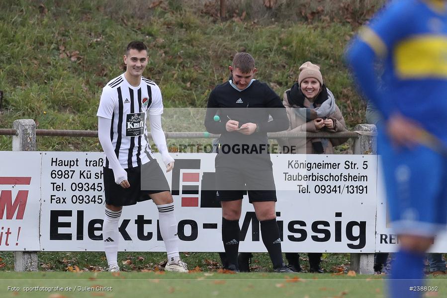 Sportgelände, Uissigheim, 12.11.2023, bfv, Fussball, sport, action, Saison 2023/2024, 16. Spieltag, bfv-Landesliga Odenwald, SVE, VFR, SV Eintracht Nassig, VfR Uissigheim - Bild-ID: 2388062