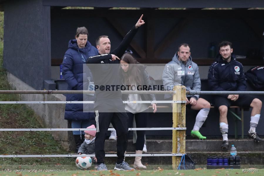 Sportgelände, Uissigheim, 12.11.2023, bfv, Fussball, sport, action, Saison 2023/2024, 16. Spieltag, bfv-Landesliga Odenwald, SVE, VFR, SV Eintracht Nassig, VfR Uissigheim - Bild-ID: 2388067