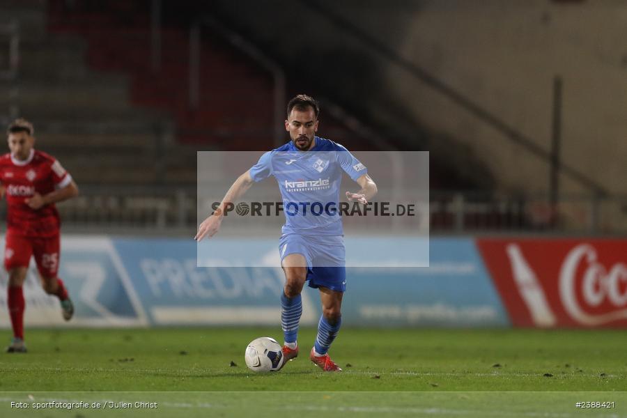 sport, action, Würzburg, Saison 2023/2024, Regionalliga Bayern, Fussball, FWK, FVI, FV Illertissen, FC Würzburger Kickers, BFV, AKON Arena, 21. Spieltag, 17.11.2023 - Bild-ID: 2388421