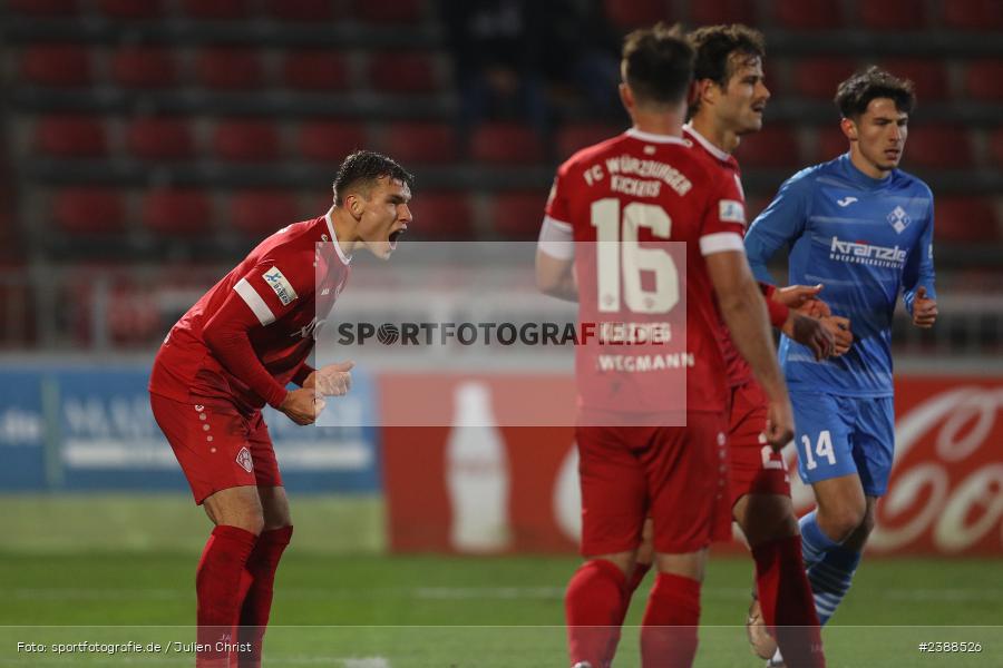 sport, action, Würzburg, Saison 2023/2024, Regionalliga Bayern, Fussball, FWK, FVI, FV Illertissen, FC Würzburger Kickers, BFV, AKON Arena, 21. Spieltag, 17.11.2023 - Bild-ID: 2388526