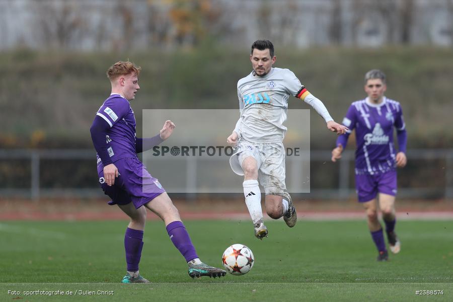 Fuchsparkstadion, Bamberg, 18.11.2023, BFV, Fussball, sport, action, Saison 2023/2024, 21. Spieltag, Regionalliga Bayern, SVA, FCE, SV Viktoria Aschaffenburg, FC Eintracht Bamberg - Bild-ID: 2388574