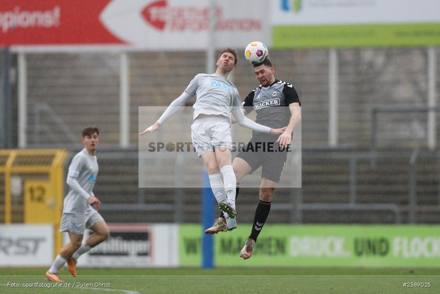 Stadion am Schönbusch, Aschaffenburg, 25.11.2023, BFV, Fussball, sport, action, Saison 2023/2024, 21. Spieltag, Regionalliga Bayern, SVW, SVA, SV Wacker Burghausen, SV Viktoria Aschaffenburg - Bild-ID: 2389025