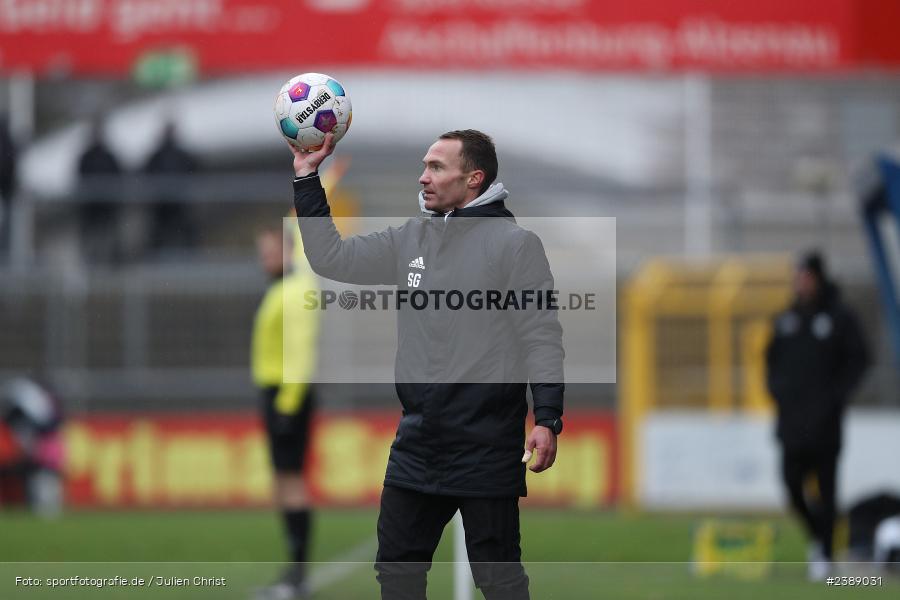 Stadion am Schönbusch, Aschaffenburg, 25.11.2023, BFV, Fussball, sport, action, Saison 2023/2024, 21. Spieltag, Regionalliga Bayern, SVW, SVA, SV Wacker Burghausen, SV Viktoria Aschaffenburg - Bild-ID: 2389031