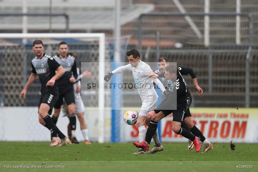 Stadion am Schönbusch, Aschaffenburg, 25.11.2023, BFV, Fussball, sport, action, Saison 2023/2024, 21. Spieltag, Regionalliga Bayern, SVW, SVA, SV Wacker Burghausen, SV Viktoria Aschaffenburg - Bild-ID: 2389035