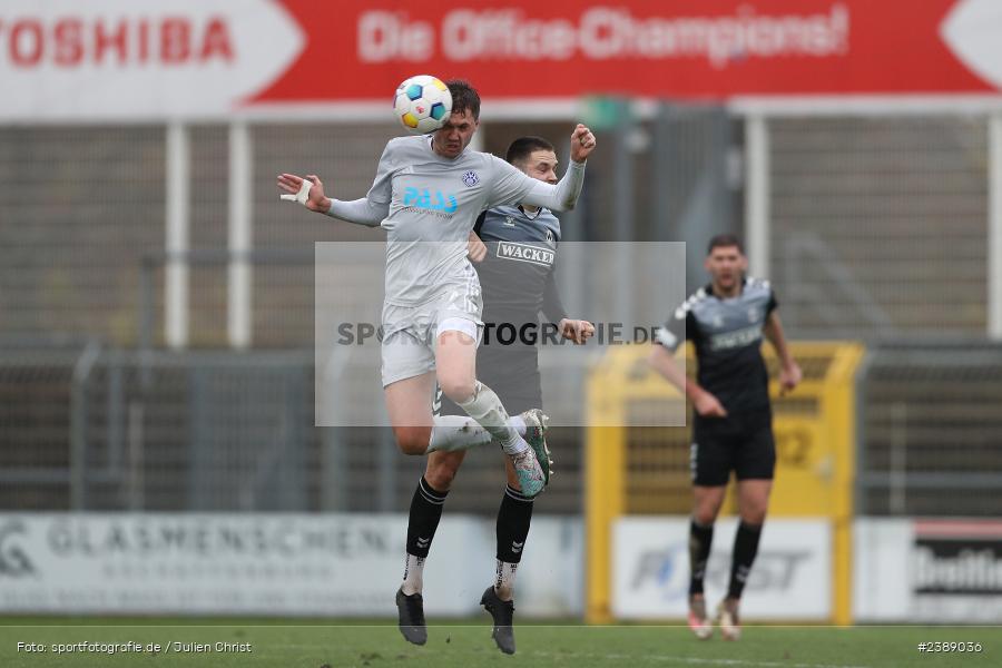 Stadion am Schönbusch, Aschaffenburg, 25.11.2023, BFV, Fussball, sport, action, Saison 2023/2024, 21. Spieltag, Regionalliga Bayern, SVW, SVA, SV Wacker Burghausen, SV Viktoria Aschaffenburg - Bild-ID: 2389036