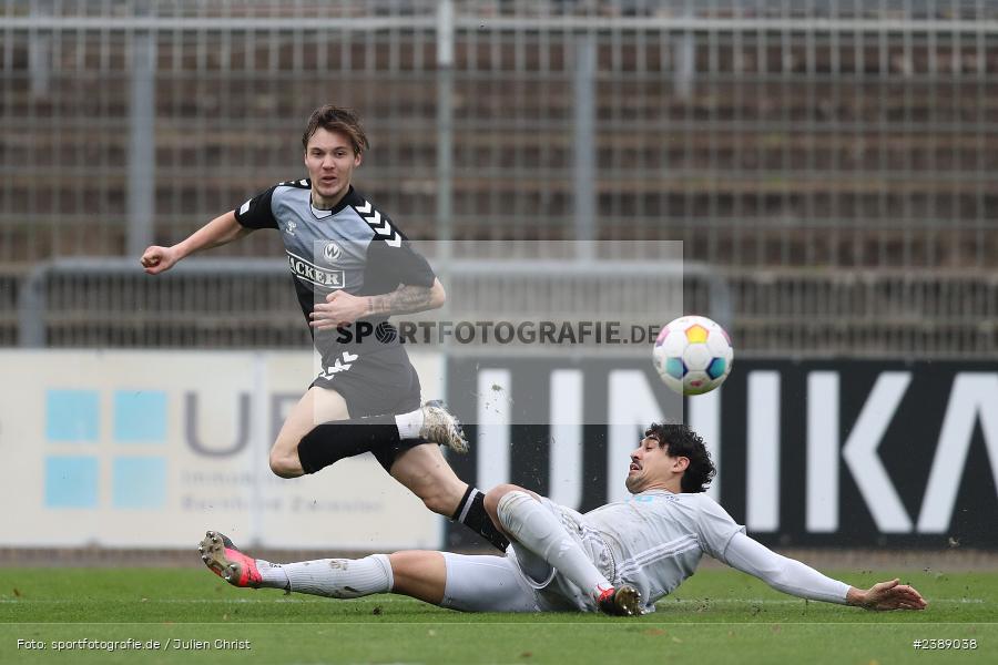 Stadion am Schönbusch, Aschaffenburg, 25.11.2023, BFV, Fussball, sport, action, Saison 2023/2024, 21. Spieltag, Regionalliga Bayern, SVW, SVA, SV Wacker Burghausen, SV Viktoria Aschaffenburg - Bild-ID: 2389038