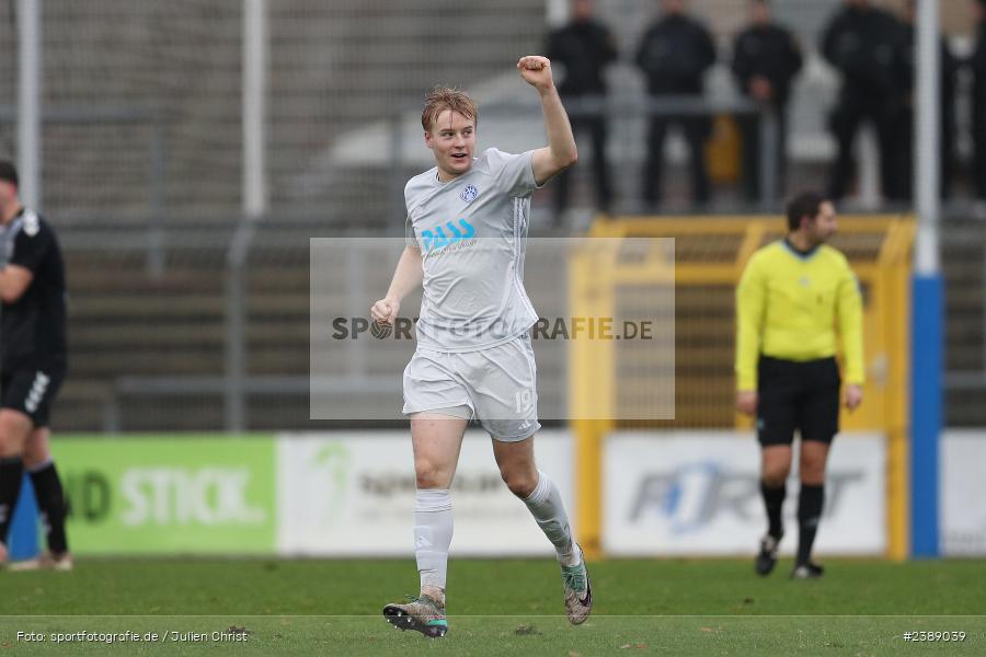 Stadion am Schönbusch, Aschaffenburg, 25.11.2023, BFV, Fussball, sport, action, Saison 2023/2024, 21. Spieltag, Regionalliga Bayern, SVW, SVA, SV Wacker Burghausen, SV Viktoria Aschaffenburg - Bild-ID: 2389039