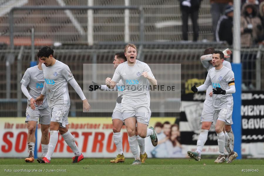 Stadion am Schönbusch, Aschaffenburg, 25.11.2023, BFV, Fussball, sport, action, Saison 2023/2024, 21. Spieltag, Regionalliga Bayern, SVW, SVA, SV Wacker Burghausen, SV Viktoria Aschaffenburg - Bild-ID: 2389040