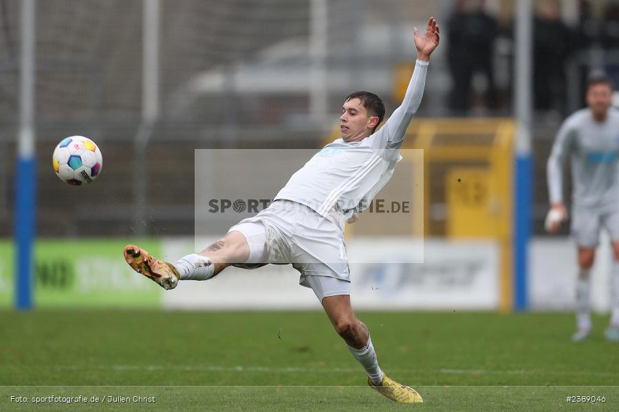 Stadion am Schönbusch, Aschaffenburg, 25.11.2023, BFV, Fussball, sport, action, Saison 2023/2024, 21. Spieltag, Regionalliga Bayern, SVW, SVA, SV Wacker Burghausen, SV Viktoria Aschaffenburg - Bild-ID: 2389046