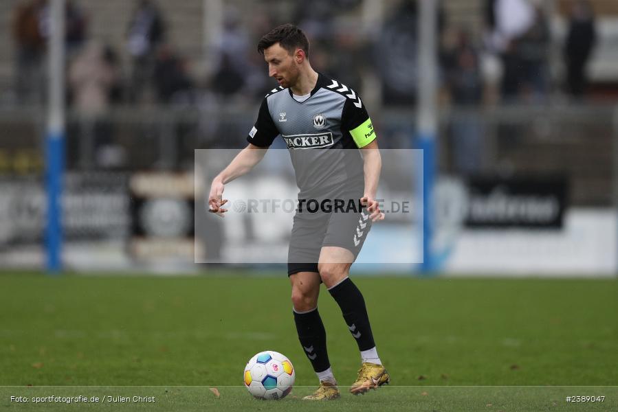 Stadion am Schönbusch, Aschaffenburg, 25.11.2023, BFV, Fussball, sport, action, Saison 2023/2024, 21. Spieltag, Regionalliga Bayern, SVW, SVA, SV Wacker Burghausen, SV Viktoria Aschaffenburg - Bild-ID: 2389047
