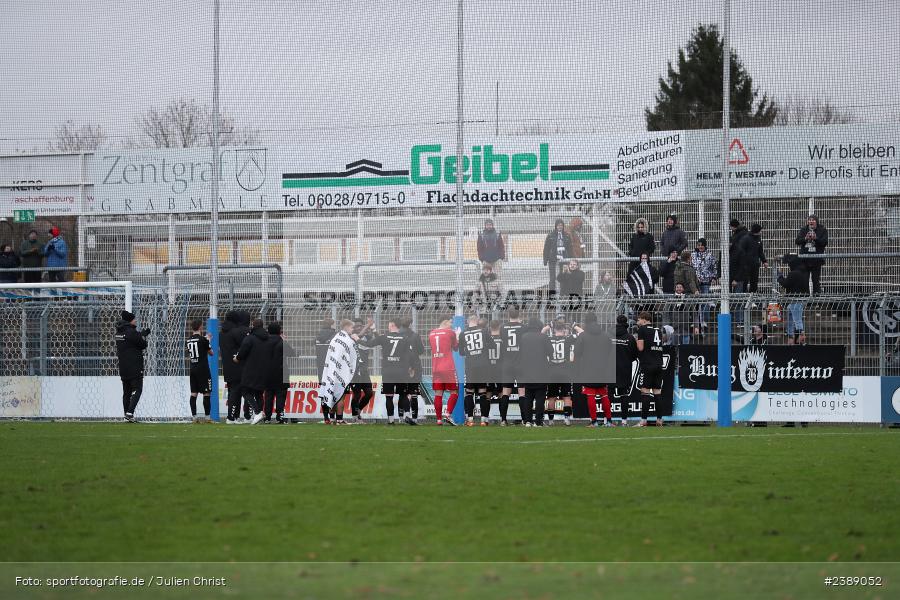 Stadion am Schönbusch, Aschaffenburg, 25.11.2023, BFV, Fussball, sport, action, Saison 2023/2024, 21. Spieltag, Regionalliga Bayern, SVW, SVA, SV Wacker Burghausen, SV Viktoria Aschaffenburg - Bild-ID: 2389052