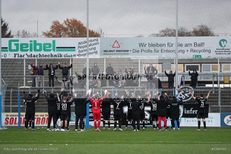 Stadion am Schönbusch, Aschaffenburg, 25.11.2023, BFV, Fussball, sport, action, Saison 2023/2024, 21. Spieltag, Regionalliga Bayern, SVW, SVA, SV Wacker Burghausen, SV Viktoria Aschaffenburg - Bild-ID: 2389055