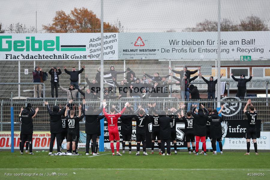 Stadion am Schönbusch, Aschaffenburg, 25.11.2023, BFV, Fussball, sport, action, Saison 2023/2024, 21. Spieltag, Regionalliga Bayern, SVW, SVA, SV Wacker Burghausen, SV Viktoria Aschaffenburg - Bild-ID: 2389056